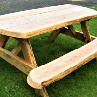 Rustic Picnic Bench
