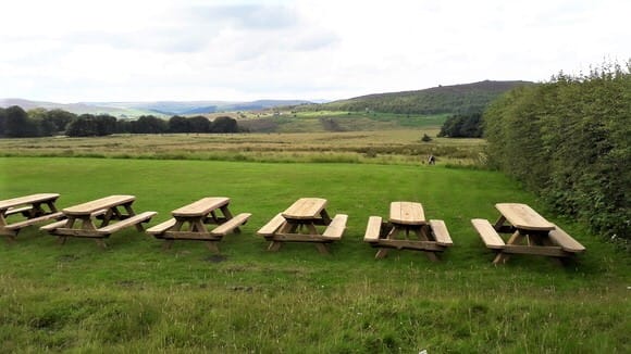 Rustic Picnic Bench - Coppice Creations - Sustainable Garden Products