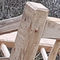 Sheep Hay Manger Detail