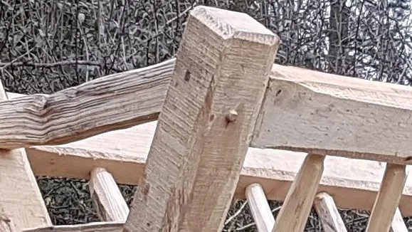 Sheep Hay Manger Detail