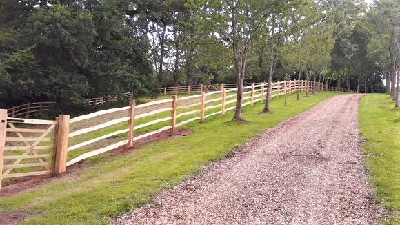 Cleft Post and Rail