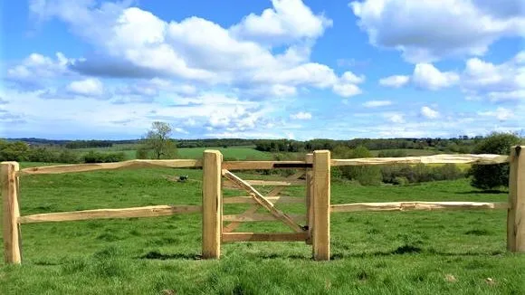 4' Oak Five Bar Gate