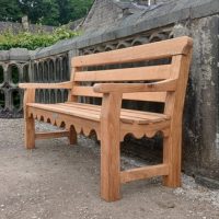 Oak Memorial Bench_3