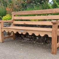 Oak Memorial Bench_1